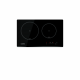CATA Encimera Inducción  08027208. IB 2 PLUS BK /A, 2 zonas, Negro. Zona Gigante
